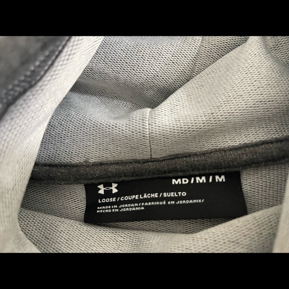 Under Armour Featherweight Fleece Funnel Neck Sweatshirt, 1305498-012, Women’s M - Picture 5 of 5